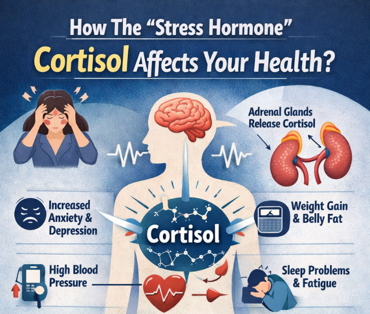 How The 'Stress Hormone' Cortisol Affects Your Health?