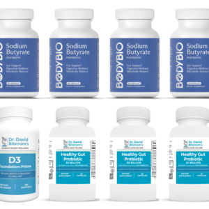Foundational Triad Bundle #1 - Butyrate Sodium, D3, Healthy Gut Probiotic
